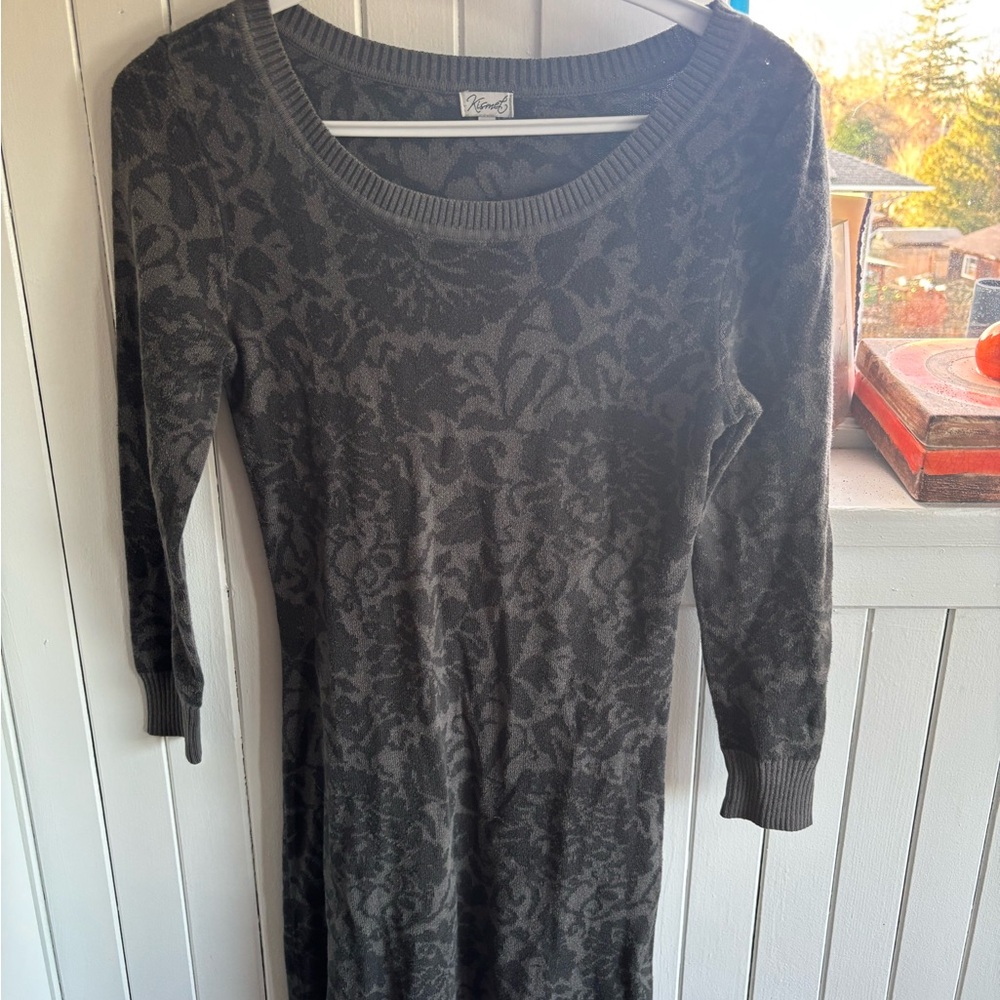 Kismet Floral Long Sleeve Sweater Dress